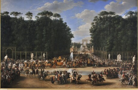 1885-1954 «Versailles et ses jardins»Huile sur toile signée Legastelois Brandt 